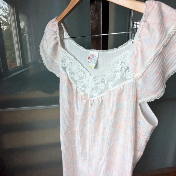 📼Vintage 90's St. Michael from Marks & Spencer Lingerie Nightgown Nightie - XL - Picture 9 of 11
